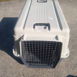 Medium Dog Kennel And Bowl 30.00