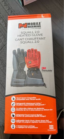 Squall .20 heated glove size large 3M thinsulate insulation