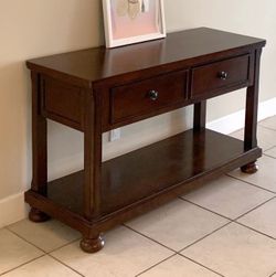 Wood Console/Buffet Tablet