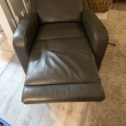 Recliner chair leather