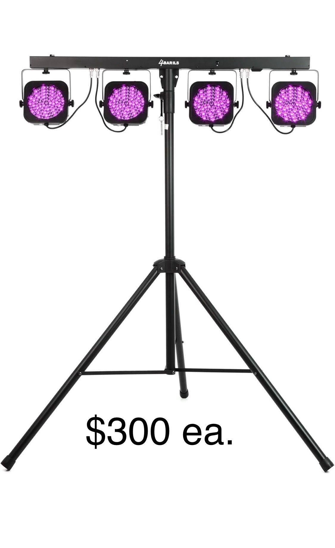 2 Chauvet Dj 4bars $300 Each.
