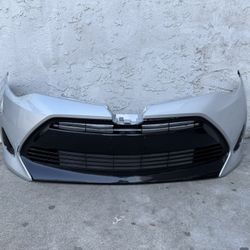 2017 2019 TOYOTA COROLLA L LE XLE FRONT BUMPER 