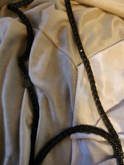 Sterling Silver 24in 5mm Black Stones Tennis Chain in Black