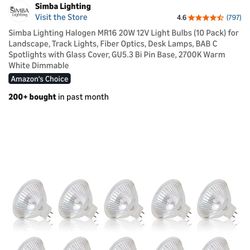Simba Low Voltage Lighting Bulbs 