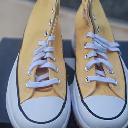 Converse Run Star Hike High Citron Zest Gum size 7.5M 9W unisex