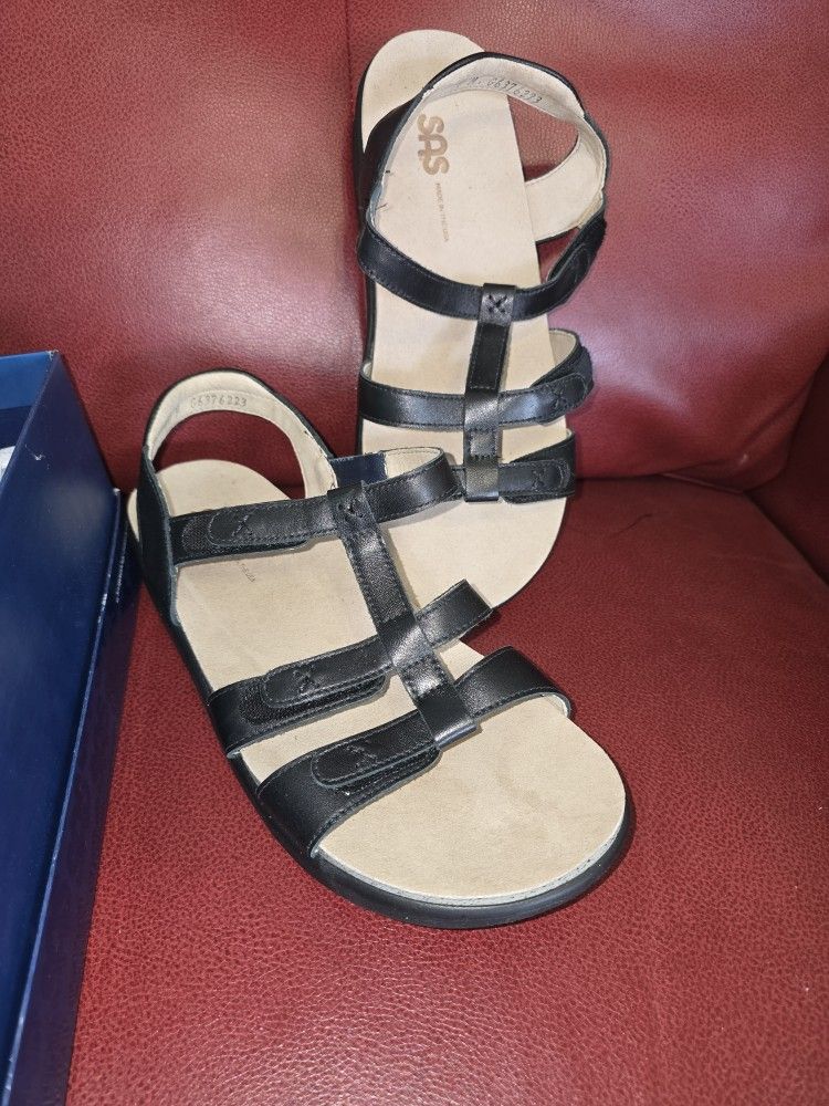 SAS Sorrento Sandals Black