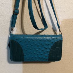 Turquoise Cross Bag