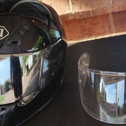 Black Shoei RF SR Motorcycle Helmet Large