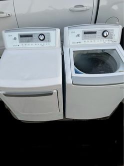 LG washer and electric dryer big capacity