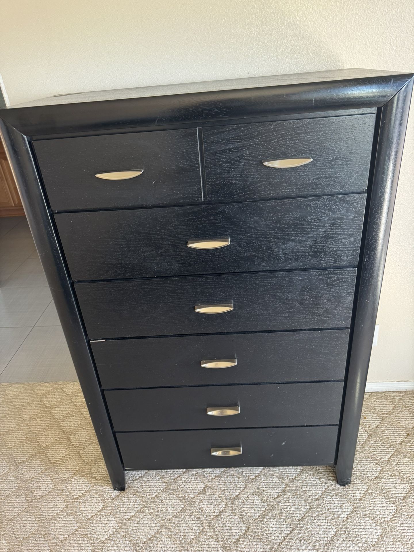 Dresser/Chest - 7 Drawer - Espresso Brown