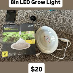 8in LED Grow Light 