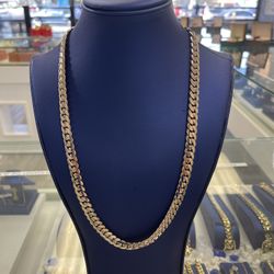 Chain Cubanlink 1o Mm By 26 10k Solid 
