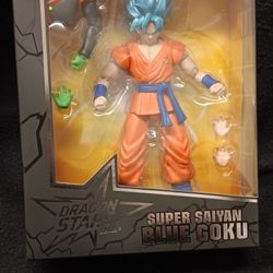 dragon Ball z dragon Stars Black series blue Goku blue Vegeta figures