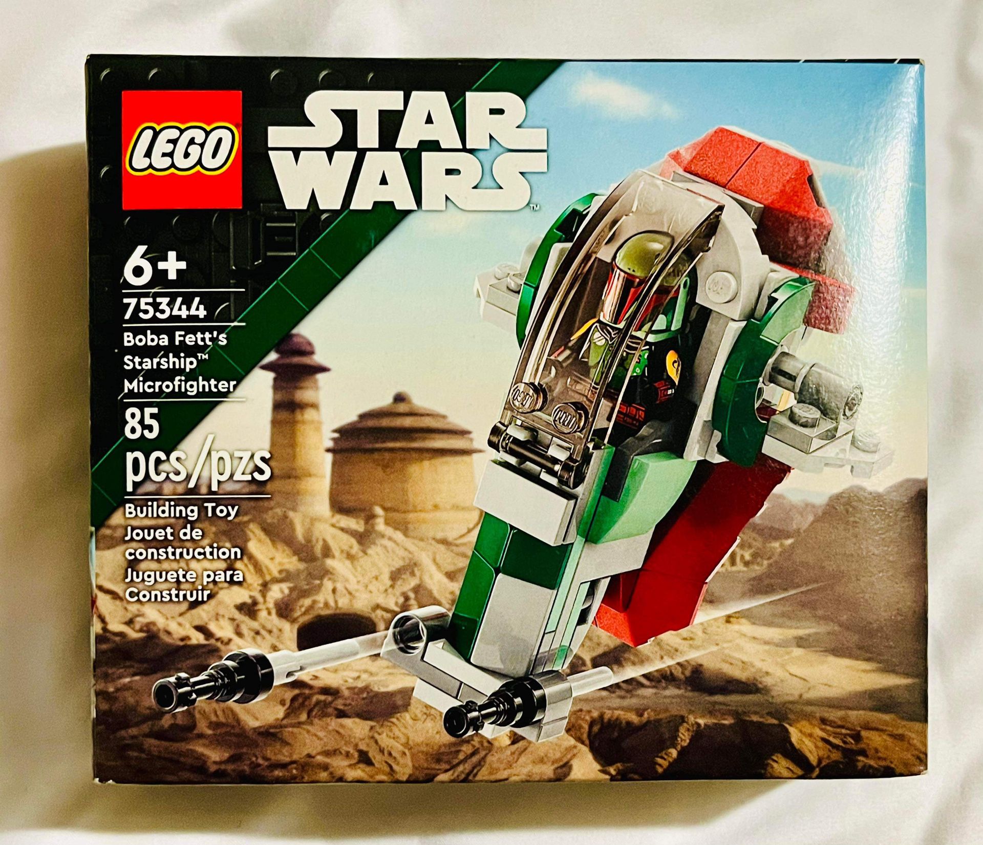 NEW LEGO Star Wars (75344) Boba Fett's Starship Microfighter Building Toy Set