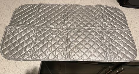 Silver Quilted ironing mat