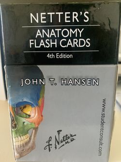 Netter’s Anatomy Flash Cards 4th Edition