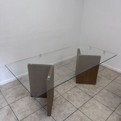 Haven Glass Rectangular Table ( MOVING SOON! ) 