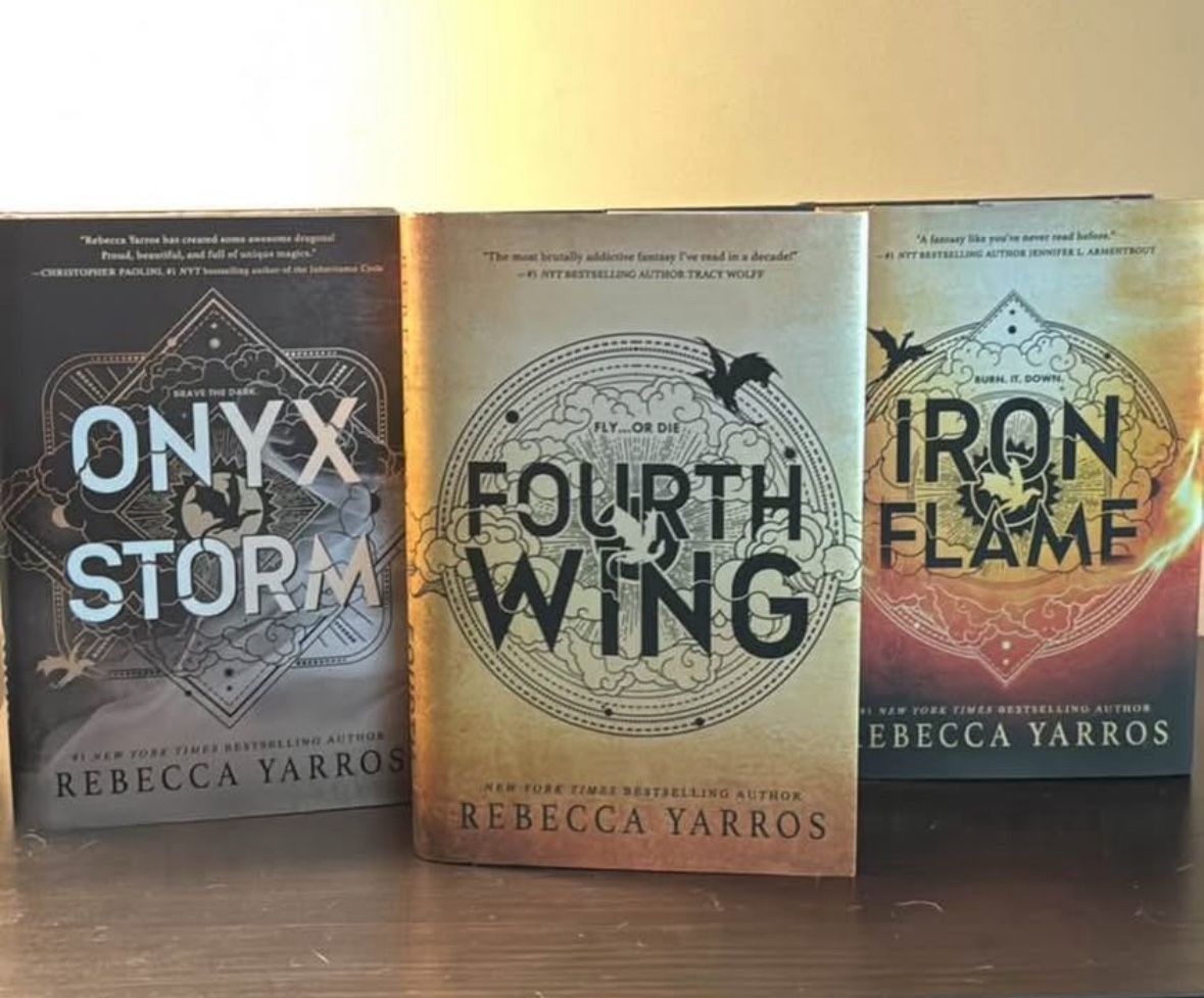 Fourth Wing Trilogy Hardback Books