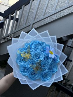 blue eternal bouquet 