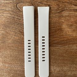 White Fitbit band