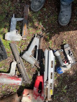 Pneumatic nailers staplers etc
