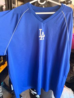 LA Dodgers Blue Mesh Jersey Pullover