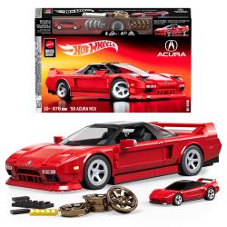 Mattel Brick Shop Hot Wheels '90 Acura NSX Building Toy 876 Pieces