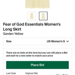 Fear Of God Essential Women Long Skirt