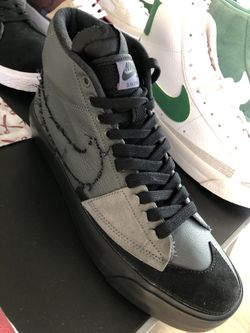 Nike Sb Blazer Mid Iron Grey Sz 9.5 & 10 