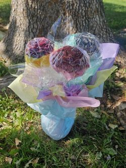 4 Rose Candle Bouquets