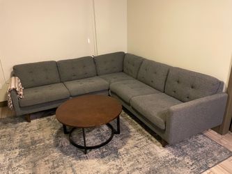 L Shaped couch sofa 5 seater