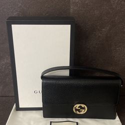 Gucci Dollar Calfskin Interlocking G Purse Review! 