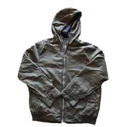 Mossimo Green Zip Up Windbreaker 