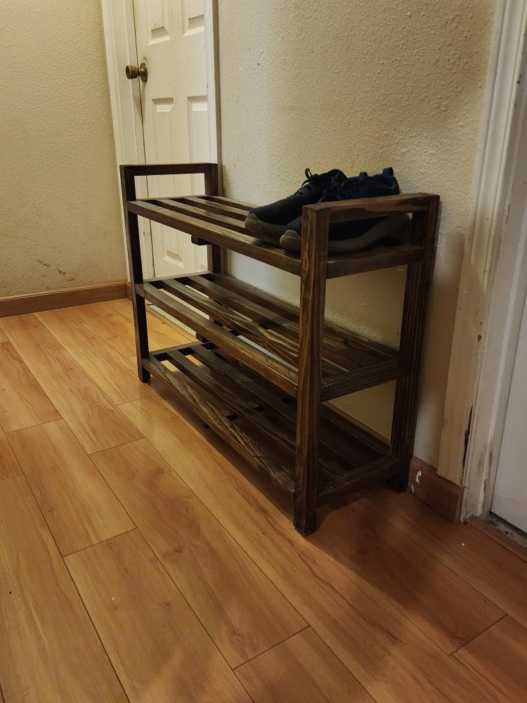 3 Tuer Shoe Rack 