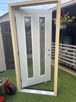 New door stel size w36 h80 left hand Inswing $575