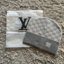 LV Grey Beanie