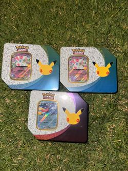 30th Anniversary ex tins Pokemon