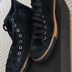 Converse All Star Chuck Taylor Leather CTAS Hi Trainers In Black Size men’s  10