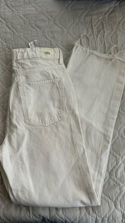 White Zara jeans size 2