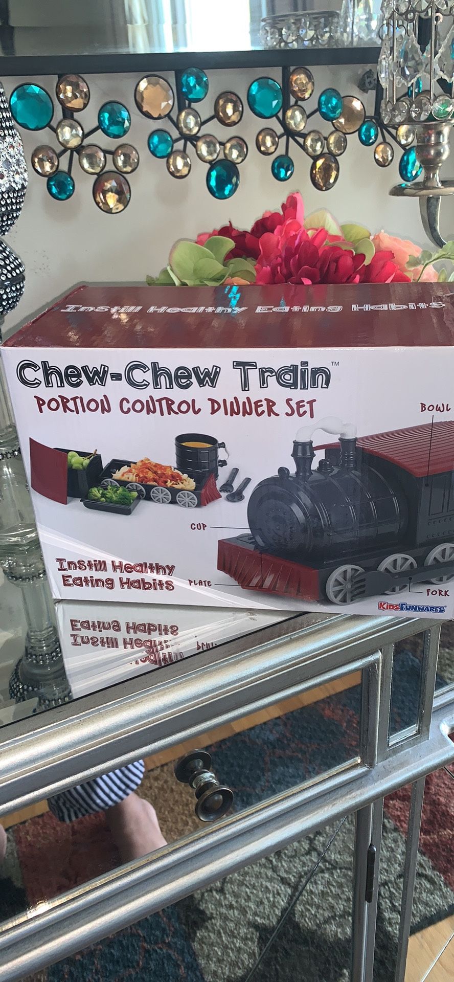 Chew - chew train Dinner set for kids new