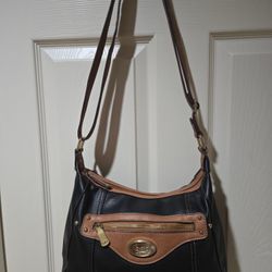 Born BOC Black & Brown Crossbody Purse Bag