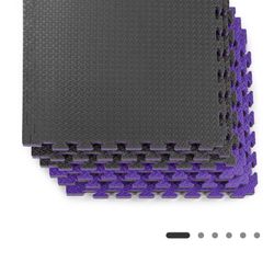 Xspec Heavy Duty 1 Inch Floor Mats, Pack Of 12