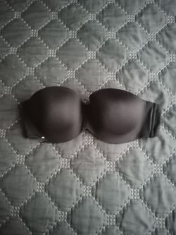 Black Strapless Padded Bra 38 b brand New  still got tags