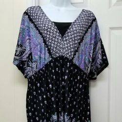 Joei & i Paisley Tunic Dress 3X