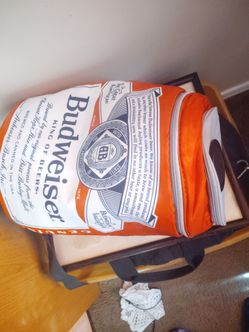 Budweiser can shape Bluetooth cooler