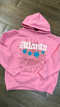 Spider hoodie pink
