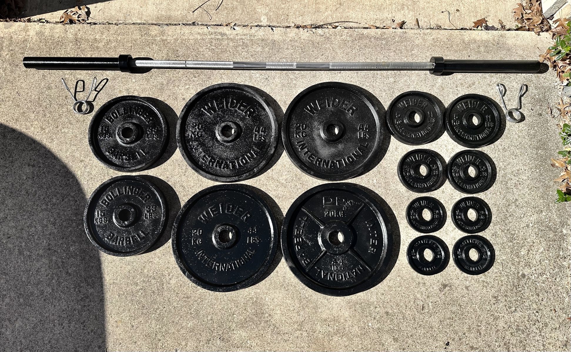 Huge Complete Olympic Home Gym Weight Set - Great Condition