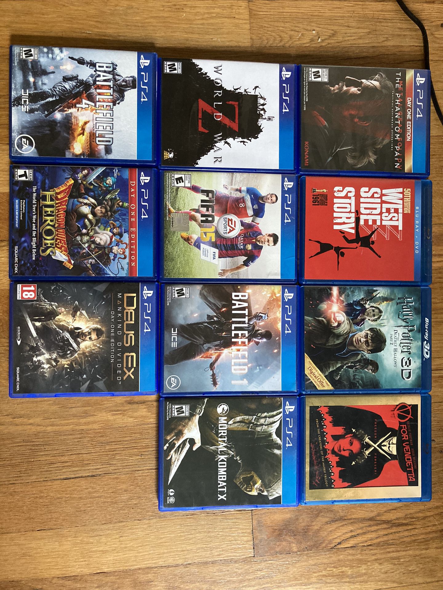 Games and movies for sale, $40 OBO