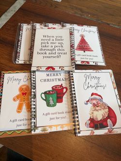 Christmas Gift Card/Money books