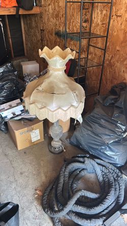 Vintage crystal lamp
